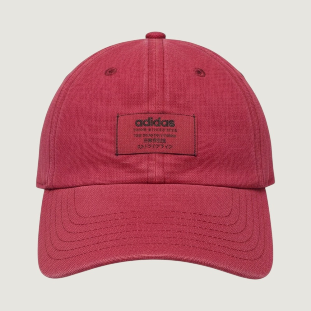 Adidas Three Stripe Life Maroon Burgundy Climalite Dad Hat Adjustable Cap Cotton